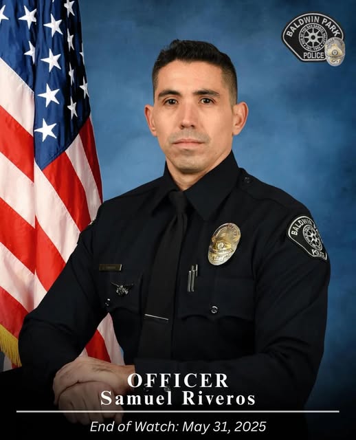 Samuel Riveros Obituary-Death; Samuel Riveros, Baldwin Park Police Officer Shot, Killed during Confrontation with Suspect