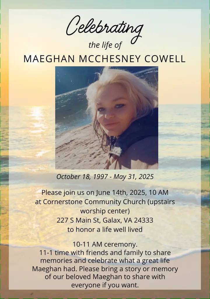 In Loving Memory of Meghan — A Beautiful Friend and Devoted Mother Gone Too Soon